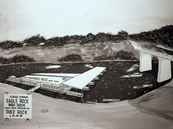 Eagle Rock boat dock by Corn